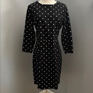 Old Navy Black Polka Dot Dress
